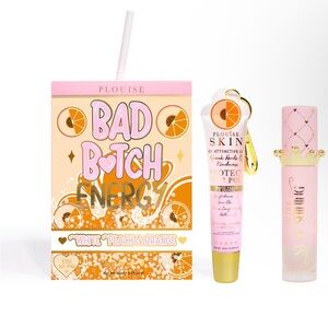 P. Louise Bad B*tch Energy Lip Gloss Set - White Peach & Orange